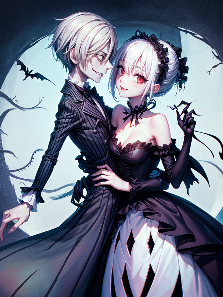 jack skellington and sally in love