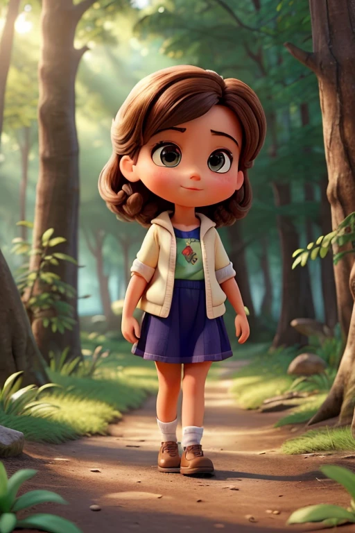 on a sunny morning, Sofia, uma garotinha curiosa de Windbrook, decidiu explorar a floresta encantada que cercava sua aldeia. As I walked among the tall trees and the serene streams, your eyes fixed on something shiny on the floor. Com passos cautelosos, ela se aproximou e descobriu uma pequena pedrinha cintilante, radiante como uma estrela distante. Fascinada, Sofia a pegou e guardou em seu bolso, imaginando quais segredos ela poderia esconder.

Conclusion: Sometimes, The greatest adventures begin with a simple step into the unknown, awakening the curiosity that drives us to discover the extraordinary around us.
