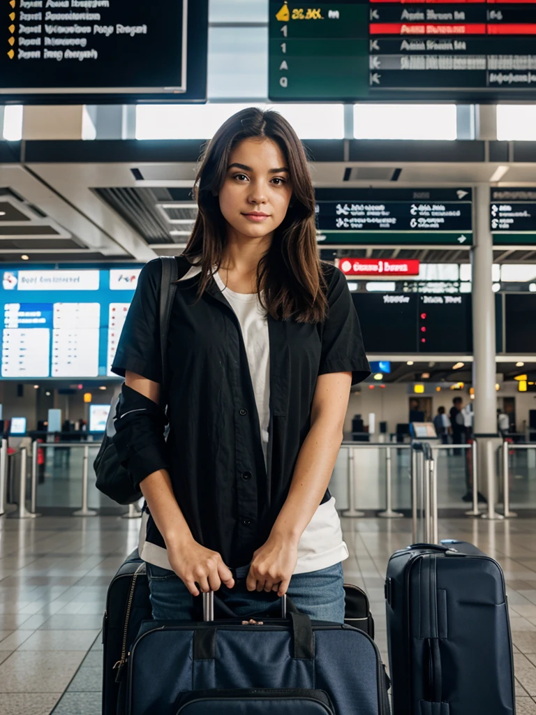 at the airport