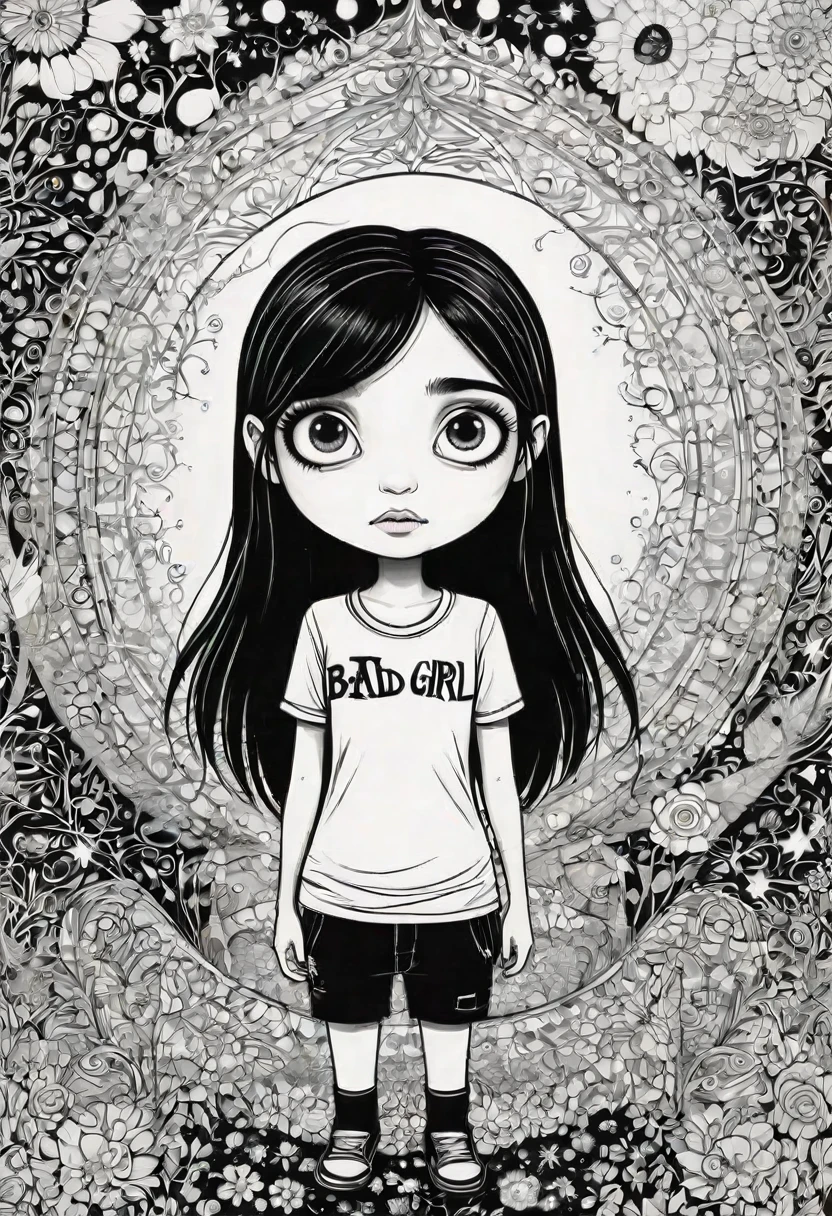 bad Girl, by Sarah Andersen, best quality, masterpiece, very aesthetic, perfect composition, intricate details, ultra-detailed