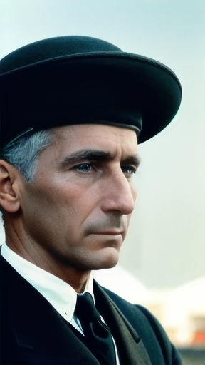 color photo Abramowicz men 30 years old, focus on the character face, color photo.