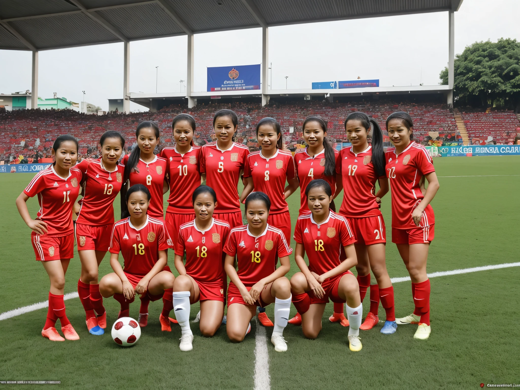 Vietnamese woman's soccer team, 18 years old, nsfw 