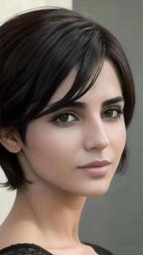 color photo Mitgnadim man 30 years old, short hair focus on the character face, color photo.