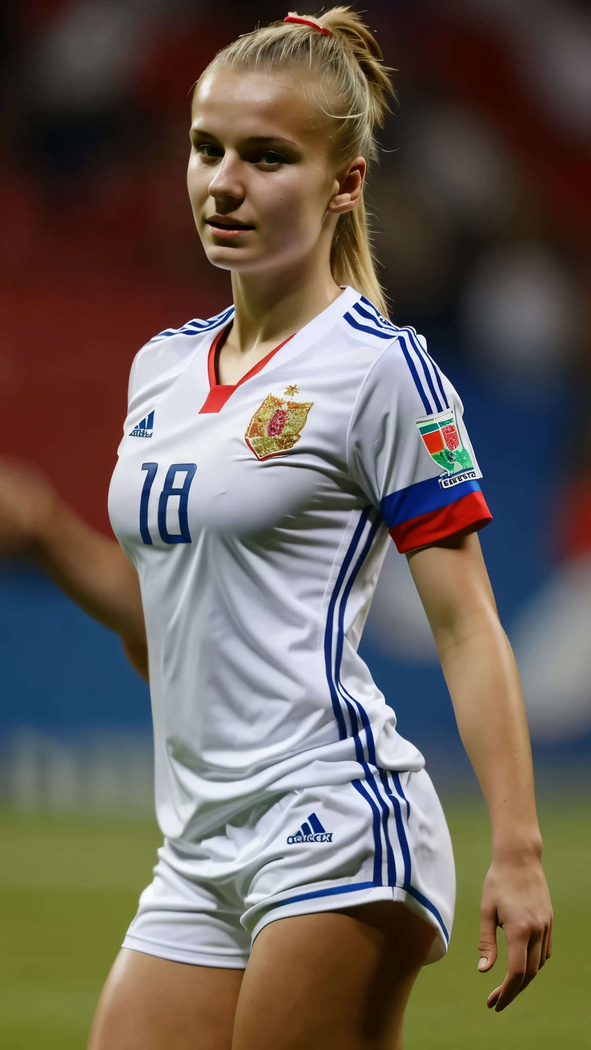 Russian woman's soccer player, 18 years old, nsfw