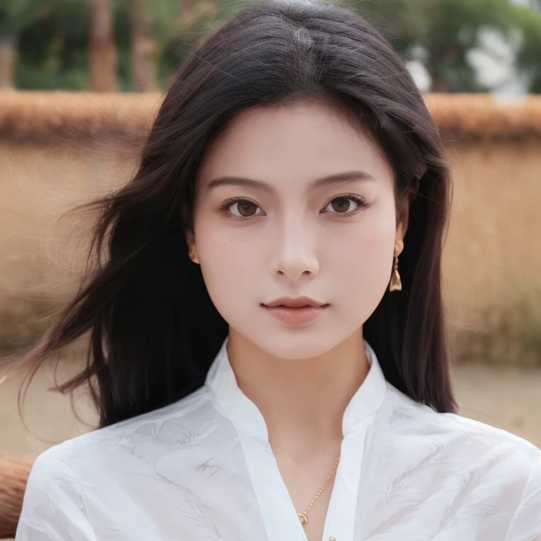 (realistic、masterpiece、Best Quality、8K、highres、high resolution:1.3)、1 girl、pale white skin、looking at viewers、super fine face and eyes、upper body、