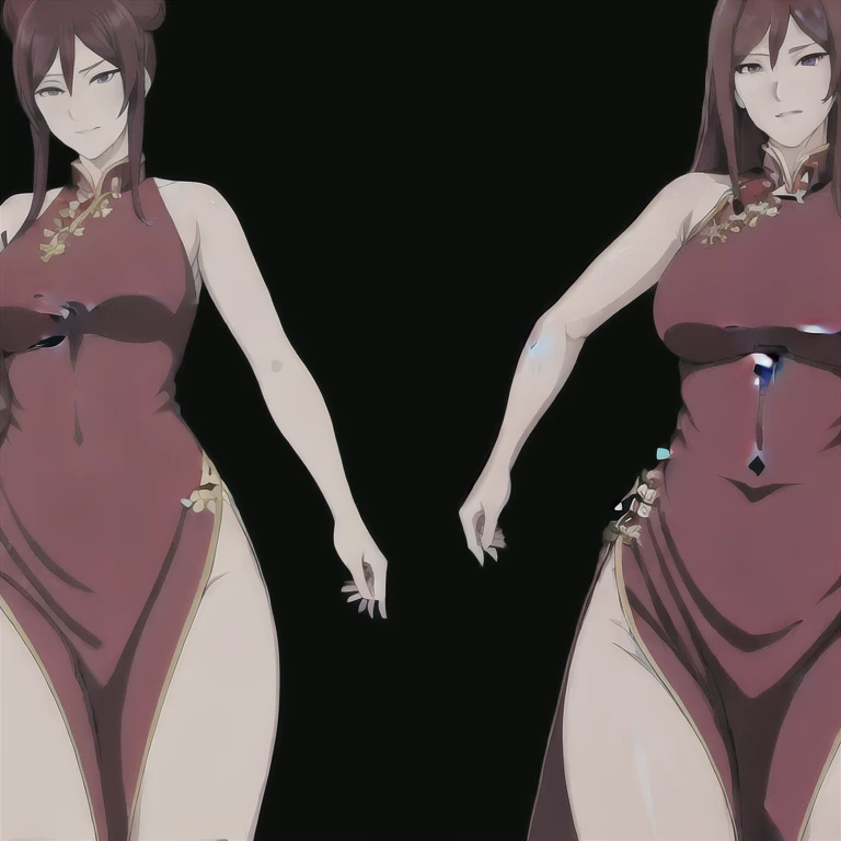 (masterpiece, absurd, best quality, intricate details, complex lighting, play of light and shadow, high resolution:1.3), Destructive shot, extremely detailed CG Unity wallpaper 8k,16k, detailed skin, detailed face, detailed eyes, beautiful eyes, beautiful face,2 women, perfect women,, beautiful women, model appearance, red hair, black eyes, purple eyes