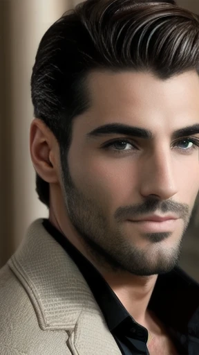   beautiful a Italian men  focus on the character face.