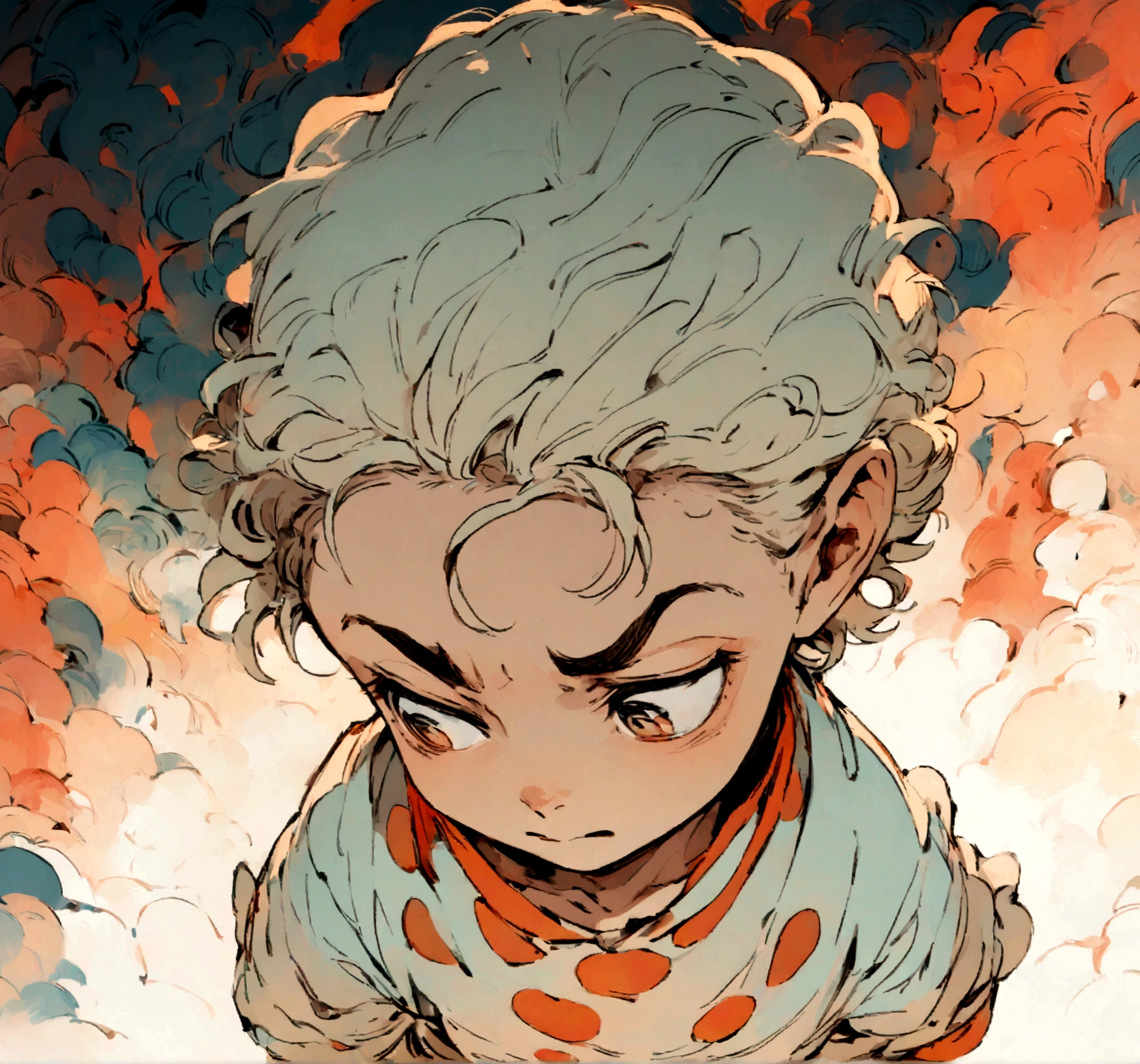 Shoshten: Walks confidently, his expression reflecting concentration and thought