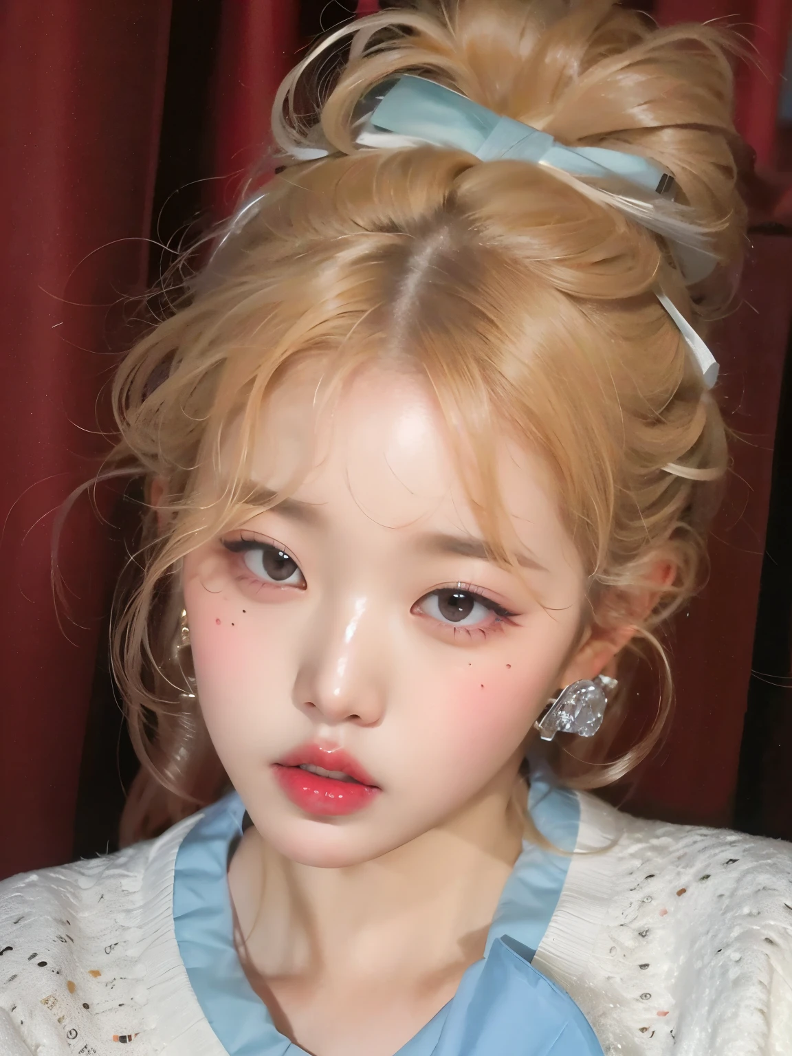 Wonyoung do IVE face, fotorrealista, ULTRA HD, 8K