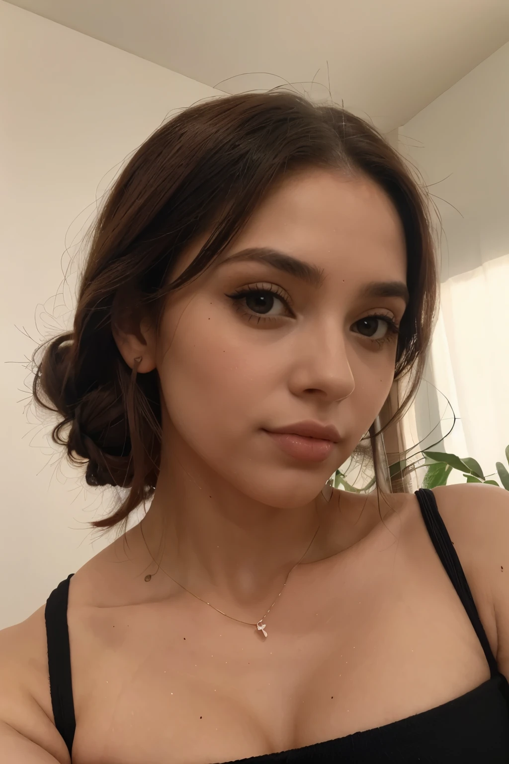 uma mulher loira, hiper realista, com preenchimento l, olhos claro, cabelo longo, pele rosada, bochechas avermelhadas, com grandes seiostura fina, quadril largo e cara sexy