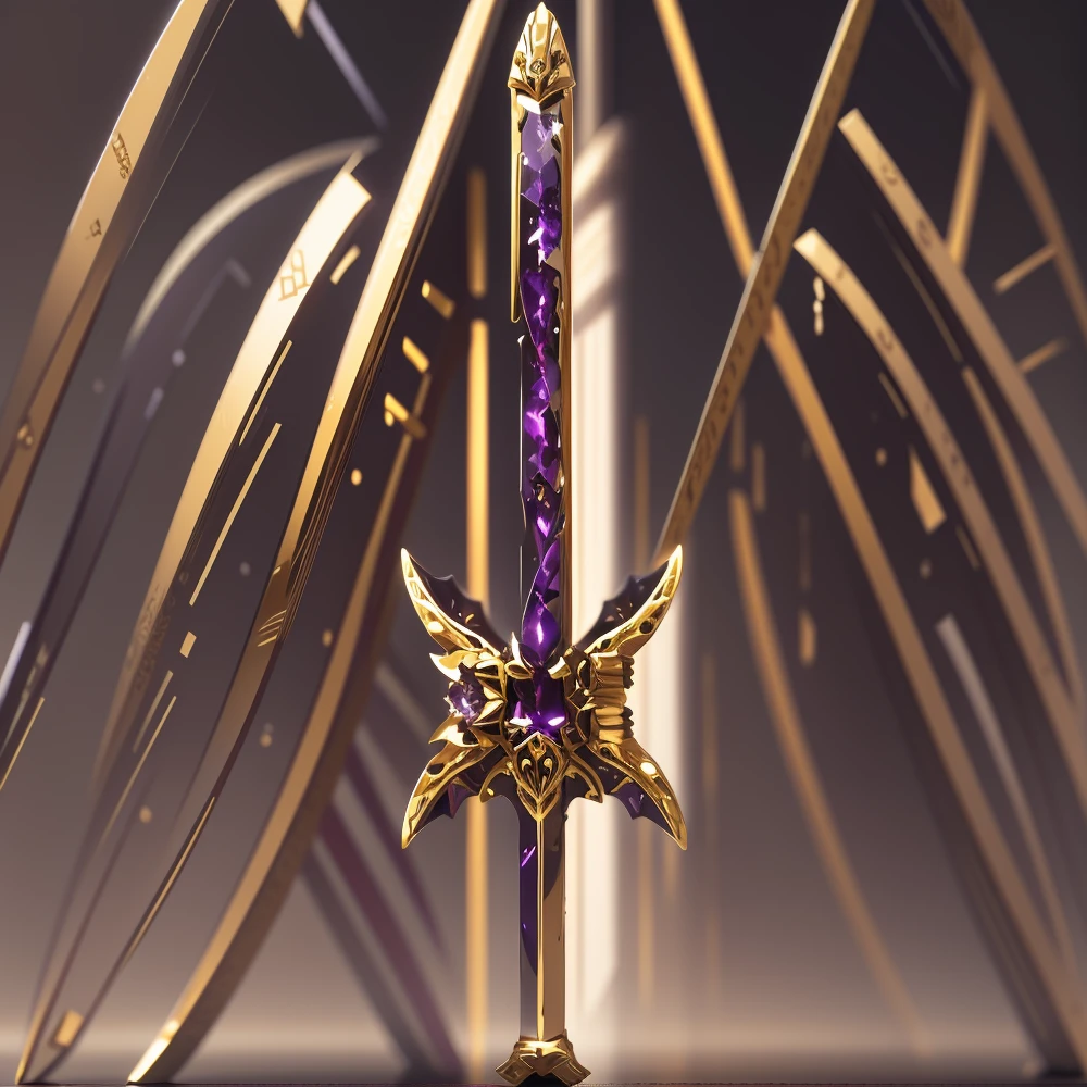 The color changes to gold and purple,Some gold and purple(Ensure its layering and armor texture,Gold as the main color)