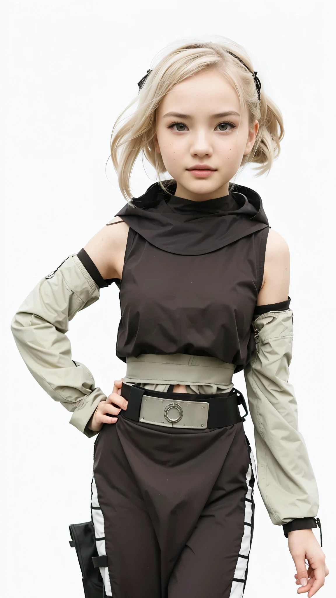 Dove Cameron como Ino Yamanaka, Extremely Realistic, Very Beautiful, 12 years old