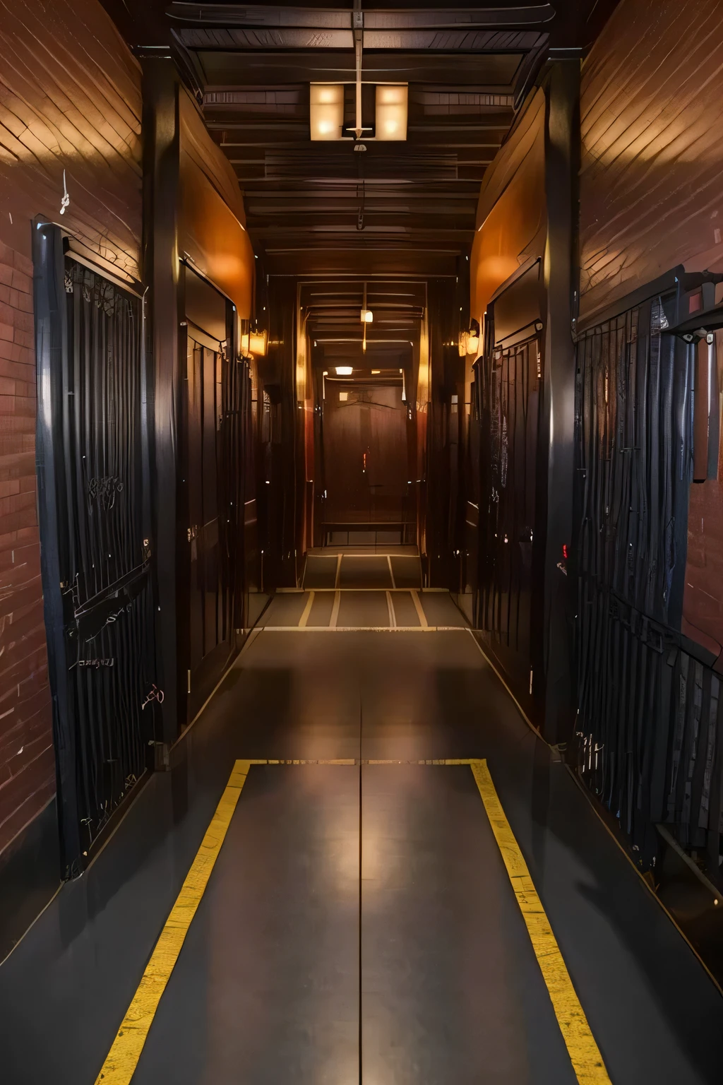 (masterpiece:1.2), (best quality:1.2), dark and dirty prison, iron grate, dim lighting, night, school, bullwhips, entrance with a statue of slave, dark black flooring, classroom

