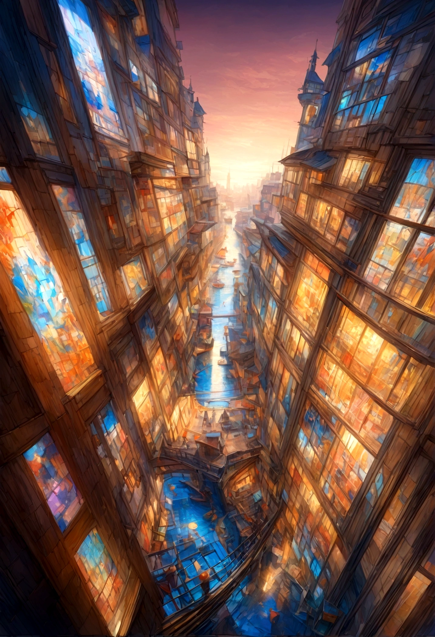 Grokk-1
(prompt) (best quality,4k,8k,highres,masterpiece:1.2),ultra-detailed,(realistic,photorealistic,photo-realistic:1.37),HDR,UHD,studio lighting,ultra-fine painting,sharp focus,physically-based rendering,extreme detail description,professional,vivid colors,bokeh,abstract art,impressionism,futuristic,conceptual art,colorful,bright colors,luminous.
Detailed requirements:
- I want you to imagine a futuristic cityscape at sunset, with towering skyscrapers reaching into the sky and vibrant, glowing lights illuminating the entire scene. The buildings should be sleek and modern, with unique architectural designs and patterns.
- The city should be bustling with activity, filled with flying cars zooming through the air, people walking on busy streets, and holographic advertisements flashing in every direction.
- The sunset sky should be filled with an explosion of colors, with warm tones like oranges, pinks, and purples blending together harmoniously. The light from the setting sun should cast a beautiful golden glow on the city, creating a magical atmosphere.
- The overall composition of the cityscape should be dynamic and captivating, with interesting angles and perspectives that draw the viewer's eye towards the focal points of the artwork.
- The level of detail in the artwork should be extremely high, capturing every intricate detail of the cityscape, from the reflections on the buildings to the individual windows and signs.
- The art style should be a blend of abstract art and impressionism, with bold brushstrokes and vibrant colors that create a sense of energy and movement. The colors should be bright and lively, representing the lively and vibrant nature of the futuristic city.
- The lighting in the artwork should be carefully crafted to enhance the atmosphere and mood of the scene. The light from the setting sun should cast long shadows on the buildings, adding depth and dimension to the artwork. Additionally, there should be subtle bokeh effect in the backgrou
