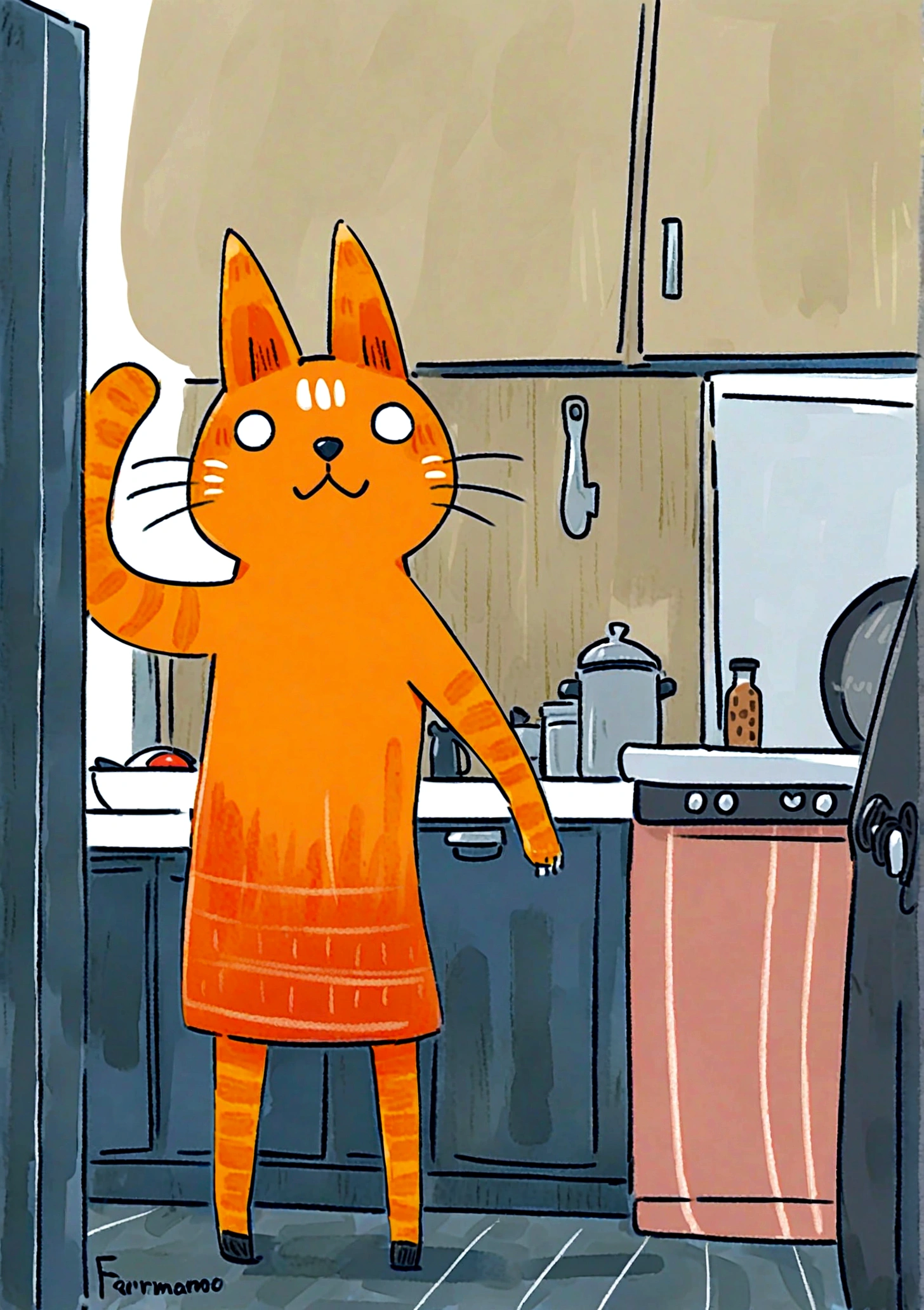 standing kitchen