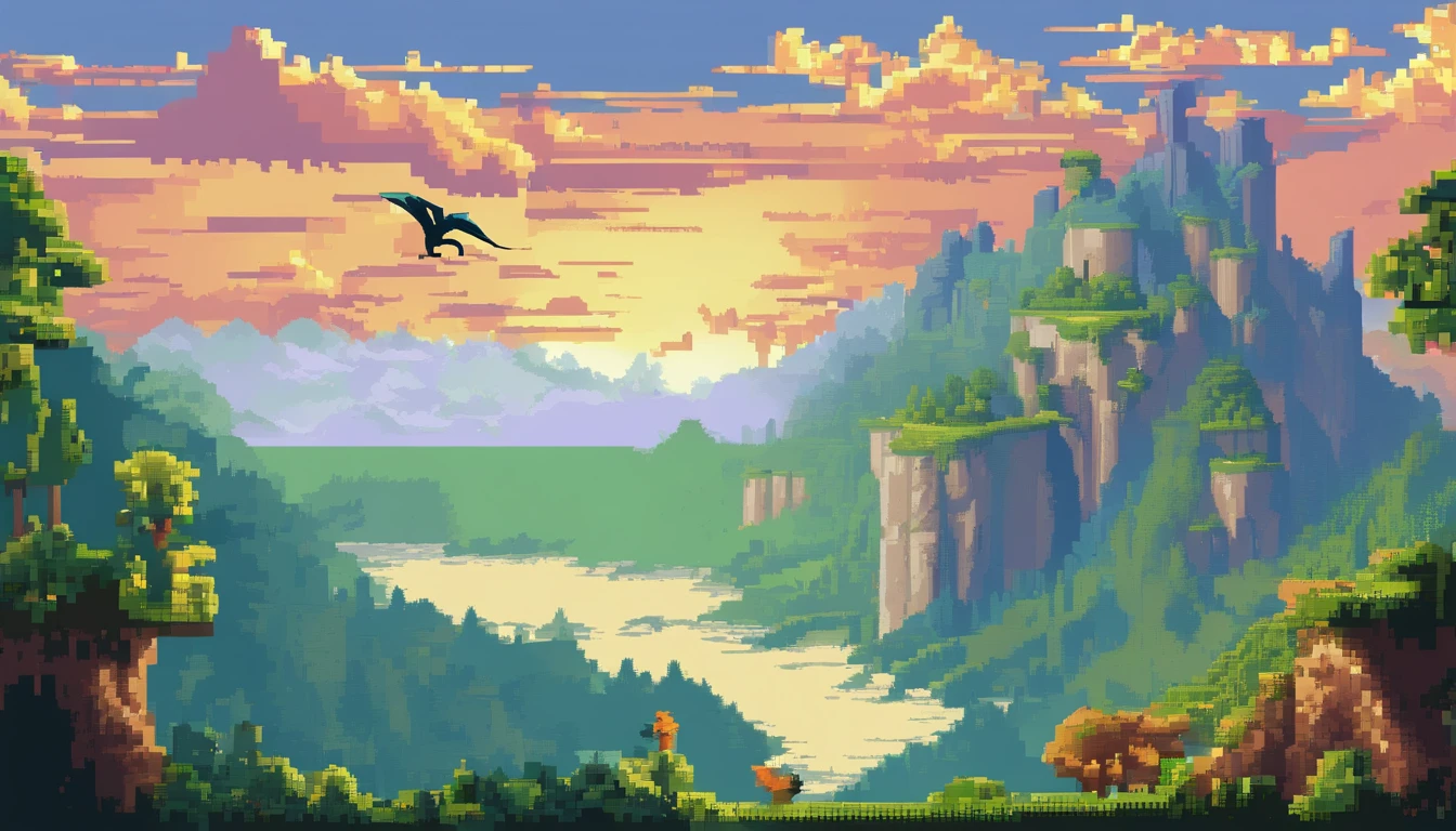 A dragon roaring the sky, a highly detailed and cinematic illustration of a dramatic landscape, detailed cloudy sky, shining sun, glowing clouds, majestic mountains, flowing rivers, lush forestry, serene atmosphere, realistic lighting, intricate details, cinematic composition, dramatic lighting, photorealistic, 8k, masterpiece, digital art