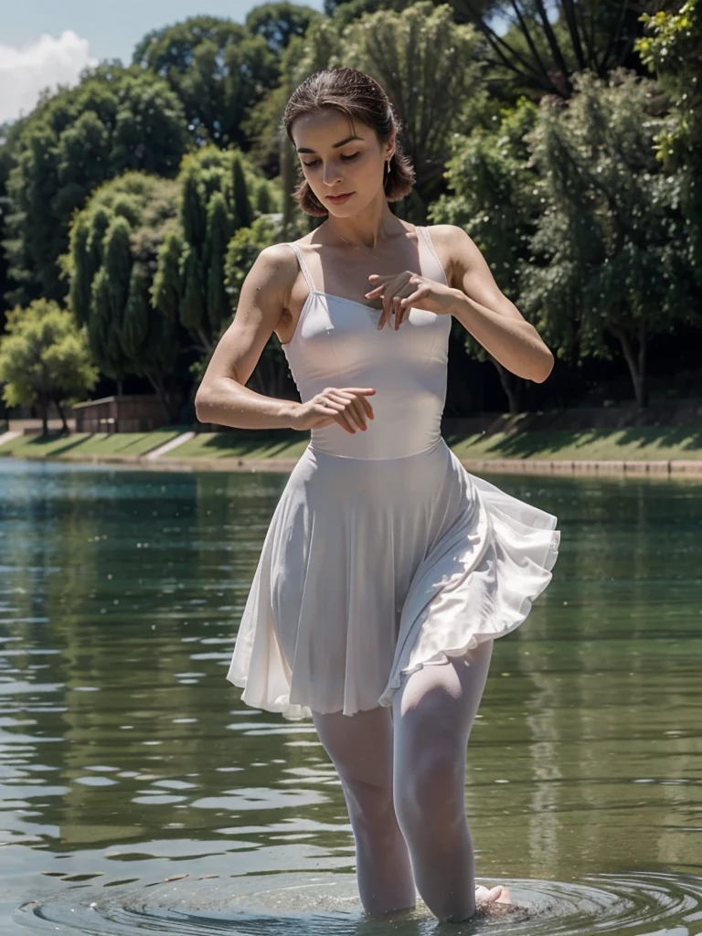 Alicia Alonso bailando ballet el lago de los cisnes