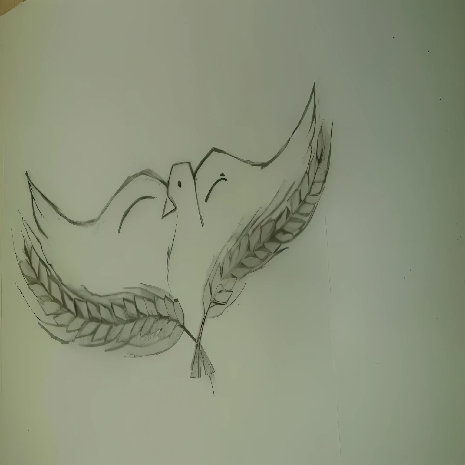 drawing of a bird with a branch of wheat in its beak, desenho simples, desenhado em papel manteiga branco, desenhando em um pergaminho, desenhado em papel, desenho minimalista, inspirado em Jean Colombe, a pencil drawing, desenho de contorno, detalhado, but rough, precisely drawn details, sketch sketch, hand drawn, desenho desbotado, hand drawn, estilo de desenho tradicional