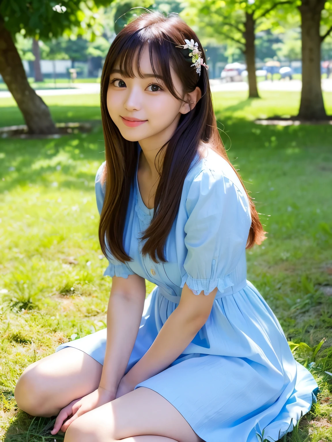 1 Girl, Solo, (Best Quality), (Masterpiece: 1.1), Full Body, , Charleston dress, lwet, looking_at_viewer, Dynamic Angle, Clear Face Skin, Urine