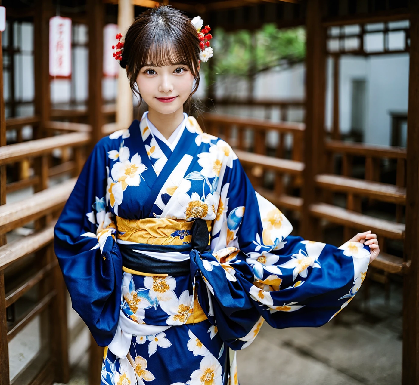 (highest quality)Beautiful Japanese beauty, kimono, sensual gravure