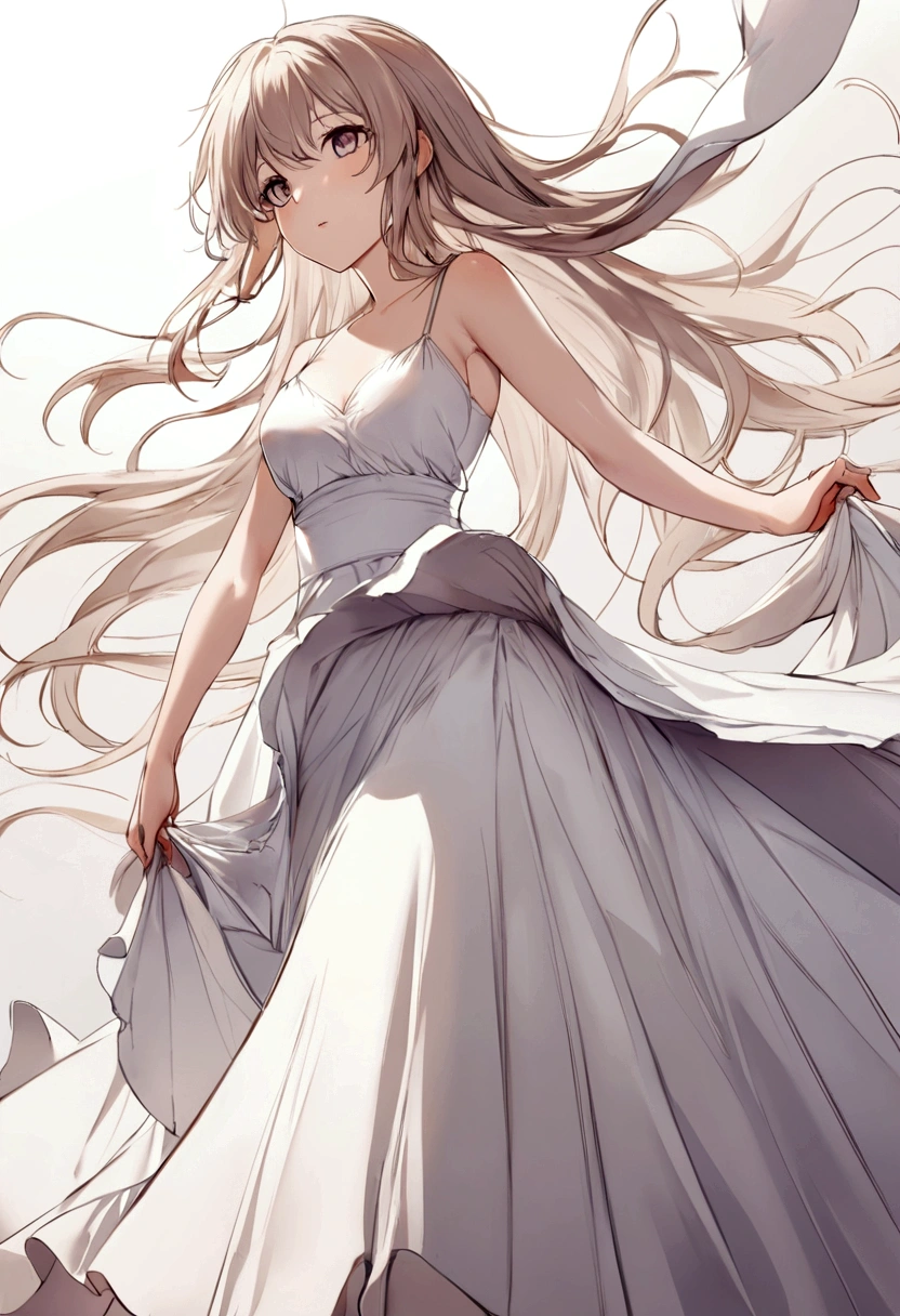 A strong wind exposes her white cotton panties、A strong wind exposes her white cotton panties、Kyoko Otonashi Maison Ikkoku Low Angle、Long skirt、強風でHolding the flipping skirt with your hand、A strong wind exposes her white cotton panties、:((Holding the flipping skirt with your hand))