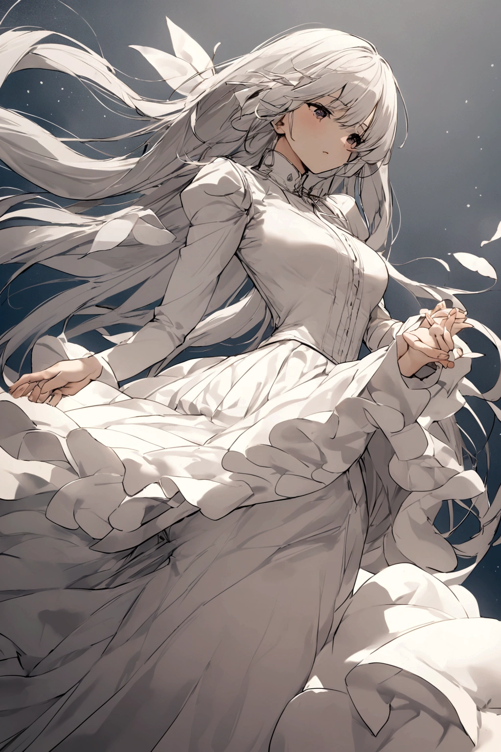 A strong wind exposes her white cotton panties、A strong wind exposes her white cotton panties、Kyoko Otonashi Maison Ikkoku Low Angle、Long skirt、強風でHolding the flipping skirt with your hand、A strong wind exposes her white cotton panties、:((Holding the flipping skirt with your hand))