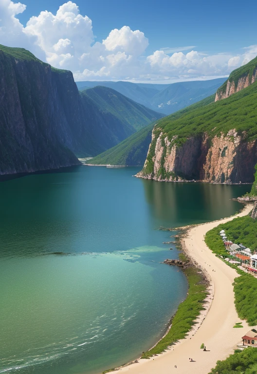 landscape, water, (Extremely detailed CG unit 8k wallpaper), The most beautiful works of art in the world, True-to-life imagery, Wheels within wheels, High Detail, Clear focus, Reality