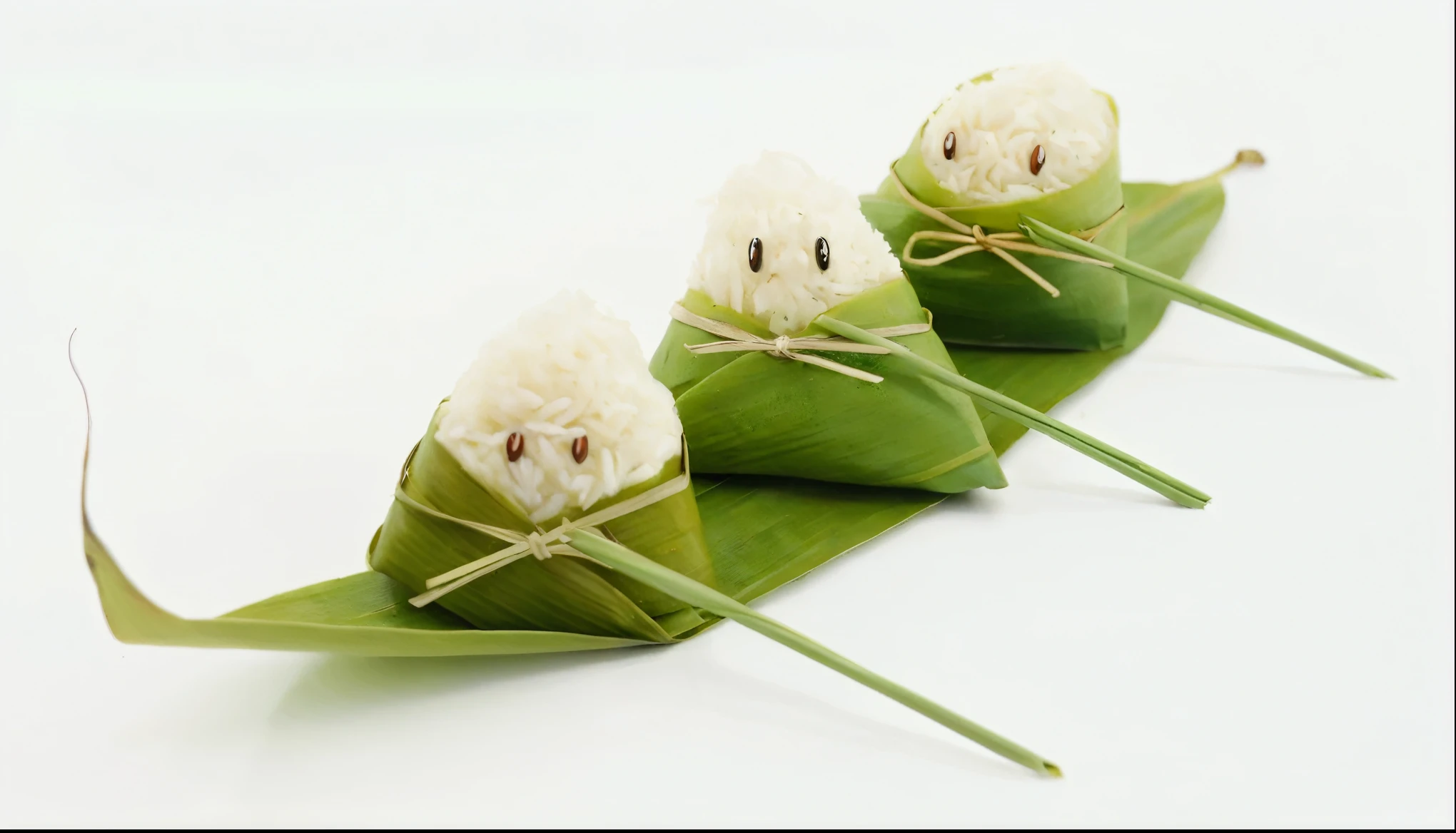 a beautiful woman in a banana leaf wrapped food, detailed face and dress, animal in the background, Fudanuki Momo style, Katime Tani, sugar, falcon, close-up of another Iwakura, by Tanefumachi, African American, Hayao Miyazaki style