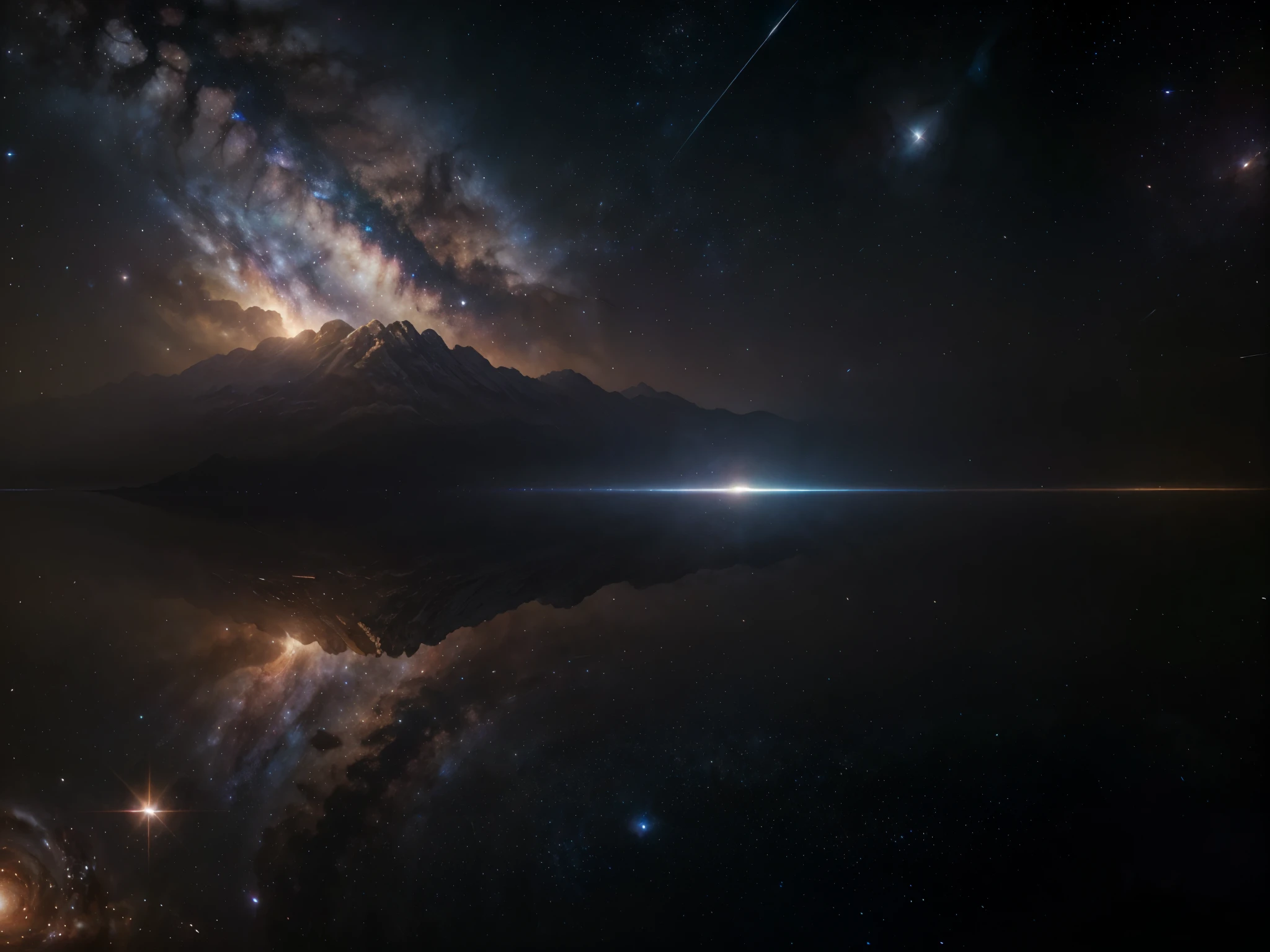 masterpiece, best quality, high quality, extremely detailed CG unity 8k wallpaper, Depth of Field, HDR,,Photorealistic,extremely detailed, Intricate, High Detail, universe, space, galaxy, stars, planets, astronomy, cosmos, celestial, nebula, black hole, solar system, cosmic rays, supernova, deep space, astronomical objects