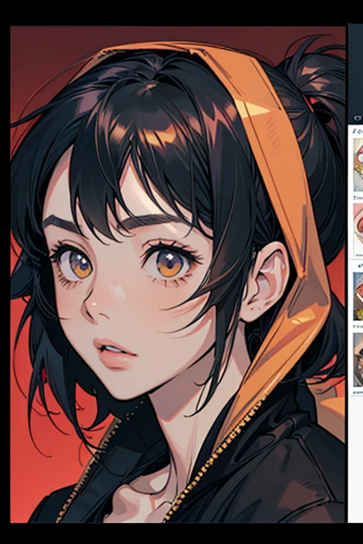 Comic Storyboard:1.8, comic strip, Comic Layout, My favorite manga storyboard, story of a loving couple, anime emoji theme pack, Hyper Hi-Vision, Japanese anime manga style, red background dark sky, 24K UHD.
