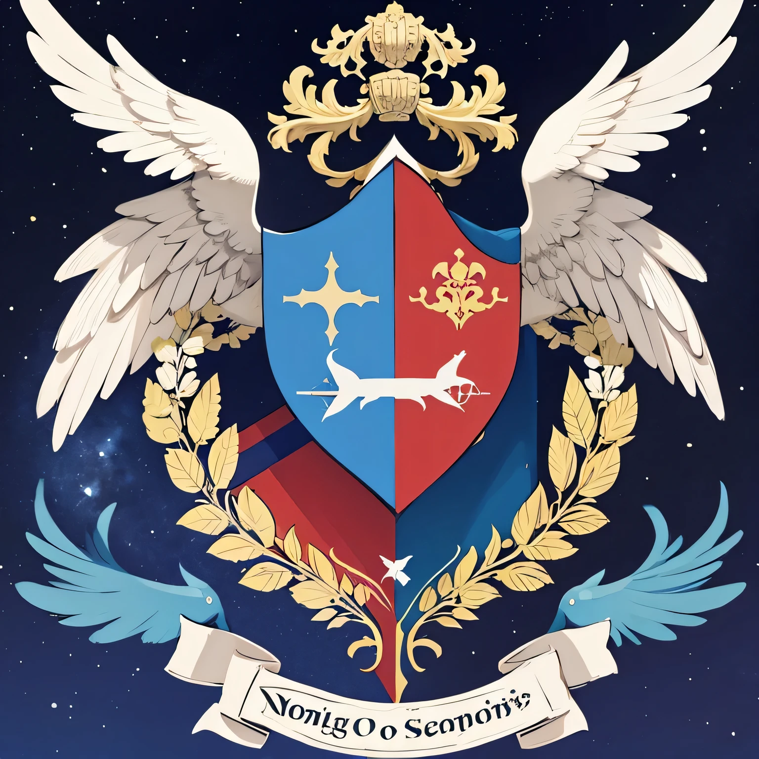 Wing coat of arms、No people