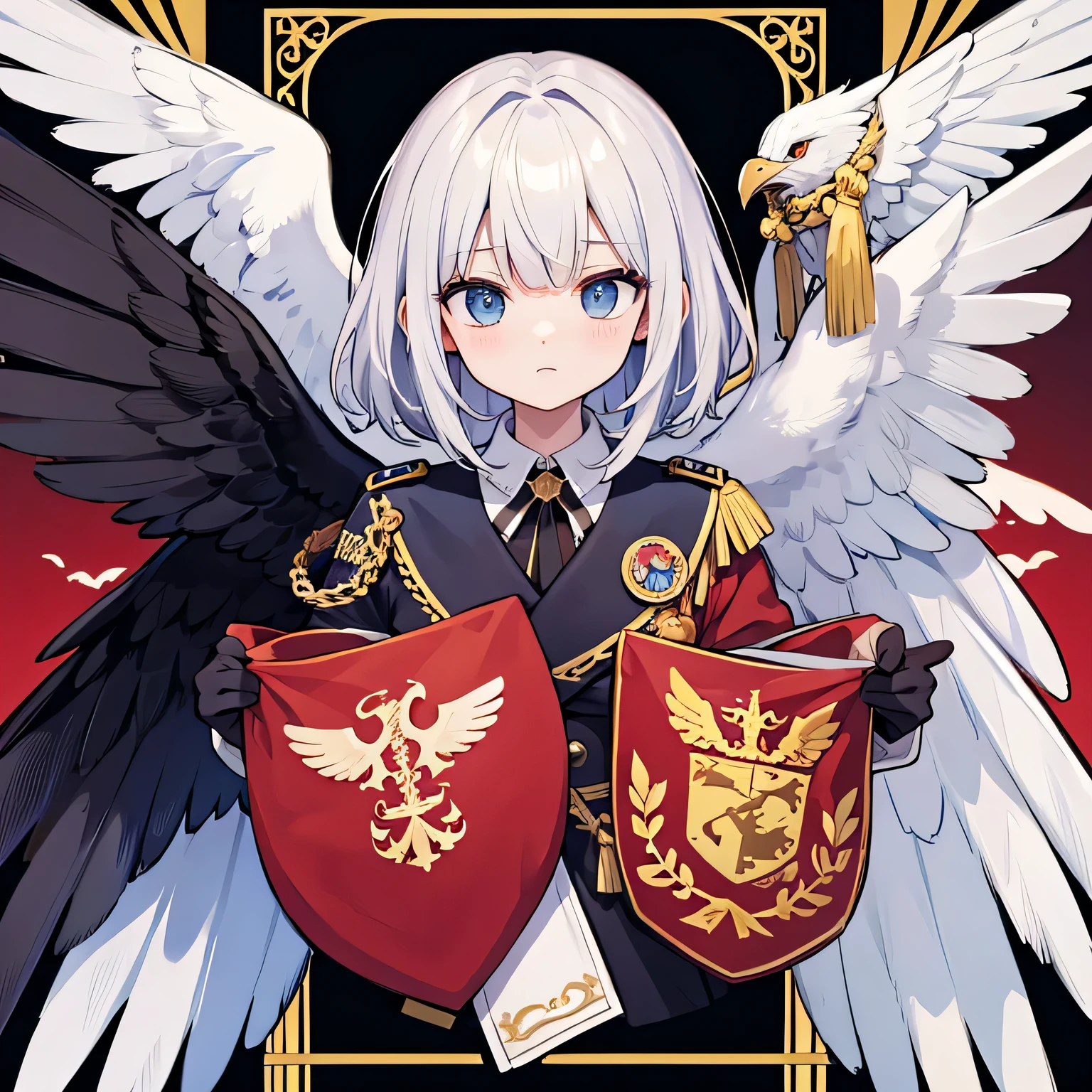 Wing coat of arms、No people