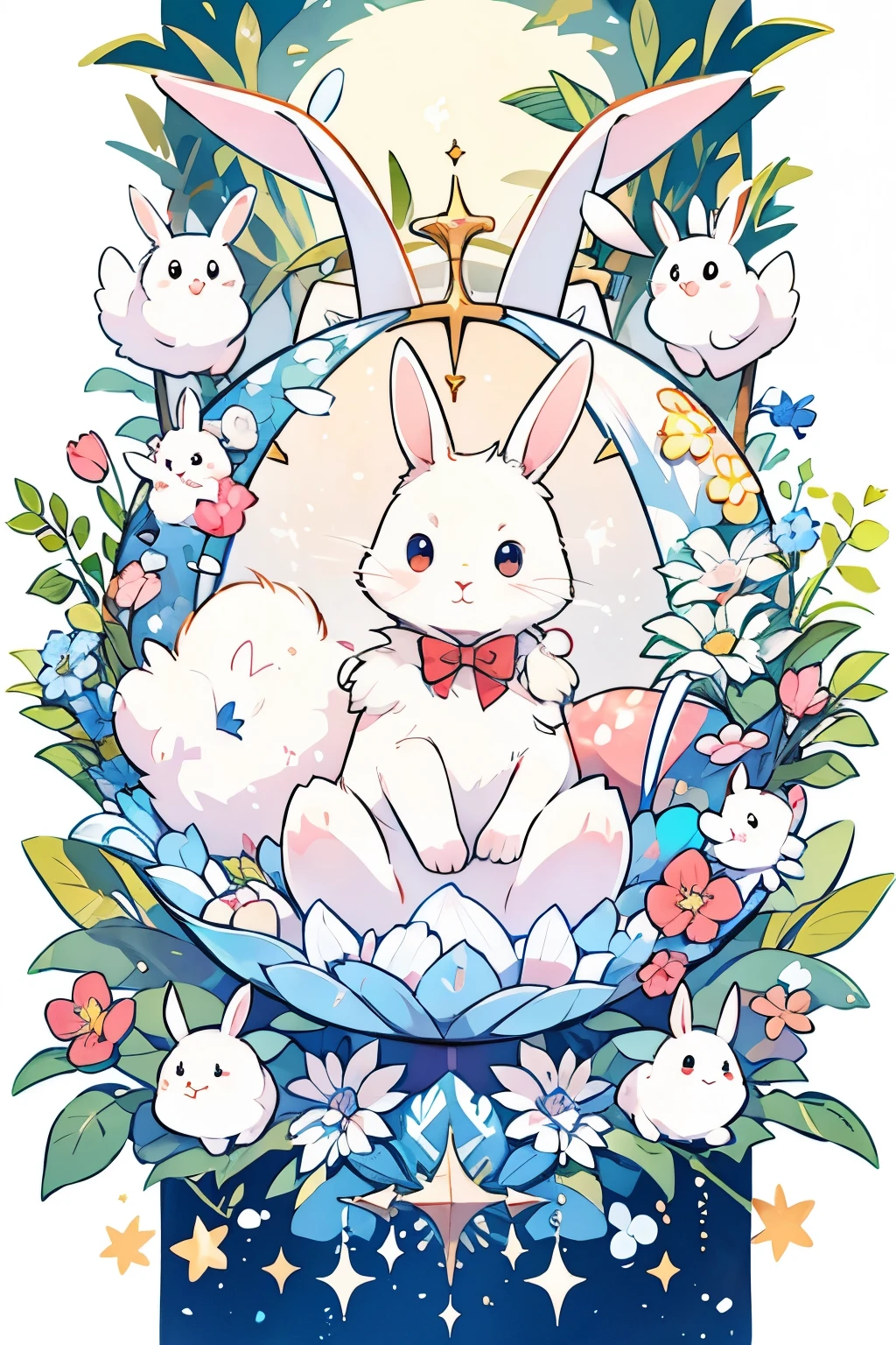 white rabbit animal