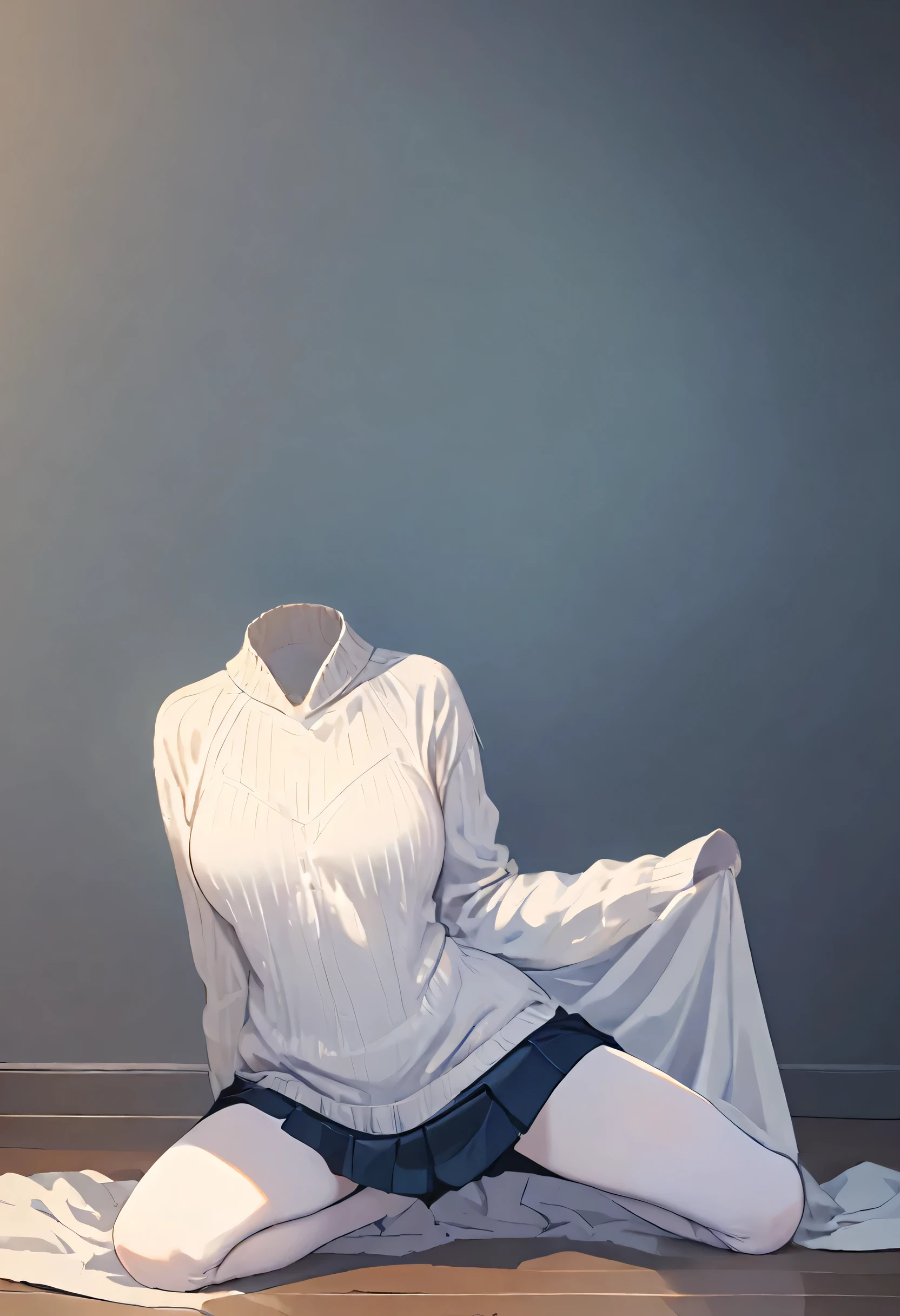Nobody,(masterpiece, highest quality:1.2), 1 girl, alone,Spread your legs、Anime Style、highest quality, High resolution, unity 8k wallpaper, (shape:0.8),White costume