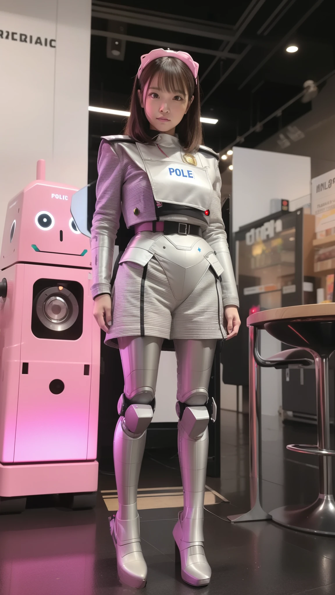 armored robot, Police, robot