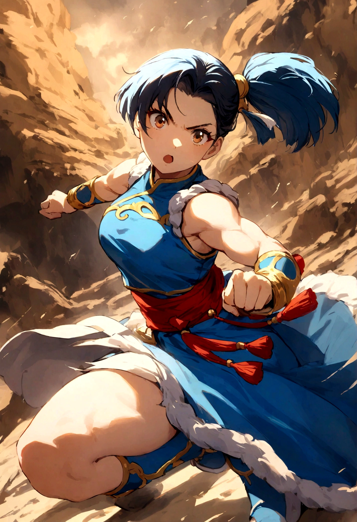 Chunli,Combat skills, combat effectiveness, perseverance, courage, story, protagonist