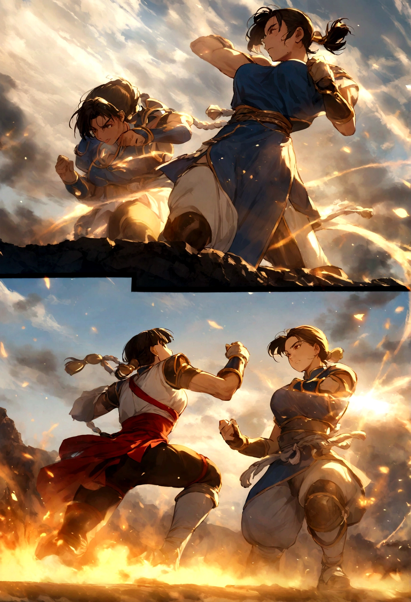 Chunli,Combat skills, combat effectiveness, perseverance, courage, story, protagonist