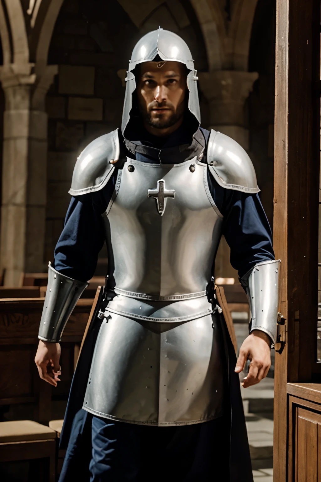 Christian religion as knight