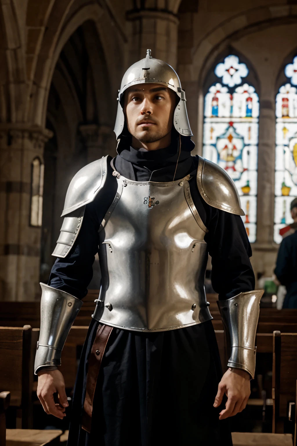 Christian religion as knight 