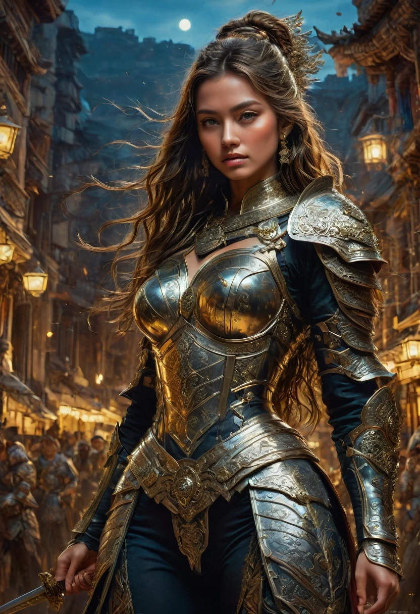 (masterpiece), (extremely intricate:1.3), (realistic), portrait of a girl, the most beautiful in the world, (medieval armor), metal reflections, upper body, outdoors, intense sunlight, far away castle, professional photograph of a stunning woman detailed, sharp focus, dramatic, award winning, cinematic lighting, octane render unreal engine, volumetrics dtx, (film grain, blurry background, blurry foreground, bokeh, depth of field, sunset, motion blur:1.3), chainmail UnrealEngine5 ultra Cinematic_Lighting VanGogh masterpiece Goddess deep path equirectangular urban ultra_photo-realistic meticulously intricate ultra_high-details ultra_high-quality ultra_high-def ultra_high-res optimal ultra_sharpness focus perfection accurate volumetric Lightning contrast global illumination cgi vfx sfx reflex Octane_rendered extreme improved radiant graduated UHD XT3 DSLR HDR romm rgb pbr 3dcg fxaa blu-ray vivid colors-coded backlight frontlight anti-aliasing fkaa txaa rtx ssao opengl-shaders glsl-shaders post-processing post-production cell-shading tone-mapping luminescence Crystalline sex naked nsfw varies multi etc. --s 1000 --c 20 --q 20 --chaos 100