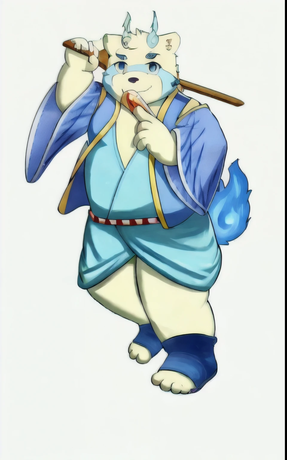(masterpiece, best quality:1.2), xiaobo，furry，overweight