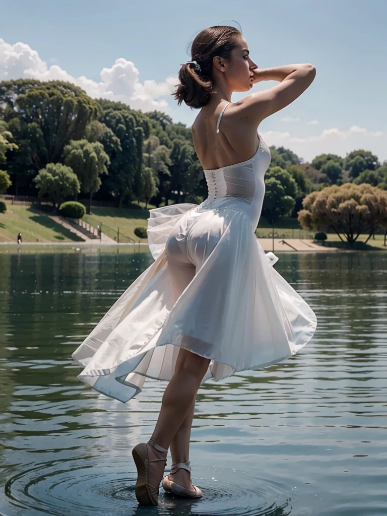 Alicia Alonso bailando ballet el lago de los cisnes