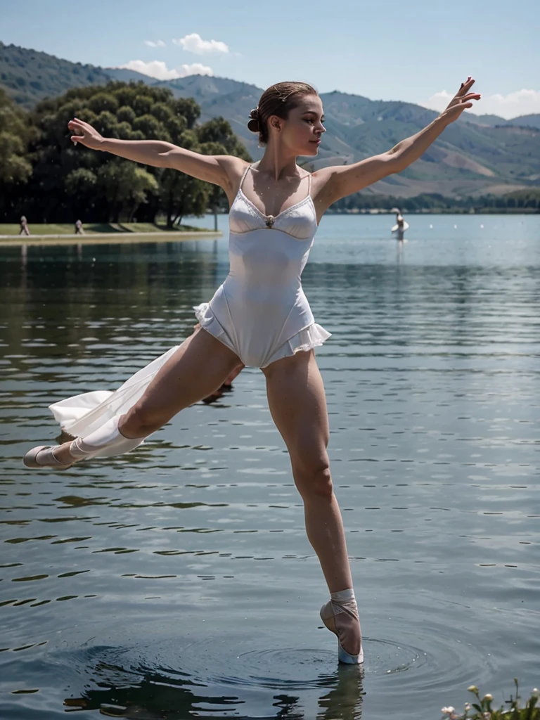 Alicia Alonso bailando ballet el lago de los cisnes