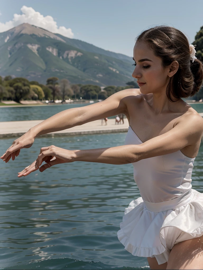 Alicia Alonso bailando ballet el lago de los cisnes