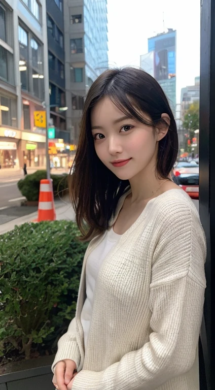 Random pose, Mix 4, (8k, Raw photo, highest quality, masterpiece: 1.45), (Realistic, Photorealistic: 1.37), One Girl, cute, Laughter、Cityscape, night, Professional Lighting, Plain,garden,Photon Mapping, Radio City, Physically Based Rendering, Gradient black hair, Straight short bob cut,Gal,Handsome, With a girl, Long sleeve,coat,Autumn Clothes,Autumn Outfits,highest qualityの写真, High resolution, 1080p, (Clear Face), (Detailed face description), (Detailed hand description), (masterpiece), Lifelike, Extreme light and shadow, Disheveled Hair, masterpiece, Rich details, (Beautiful Faces), (highest qualityの写真), (masterpiece), (Finely grained), dual、Look in front of you, Thin clavicle,