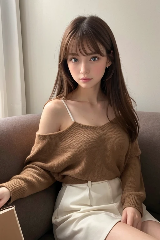 Caucasian、female、Brown Hair、Medium and high age