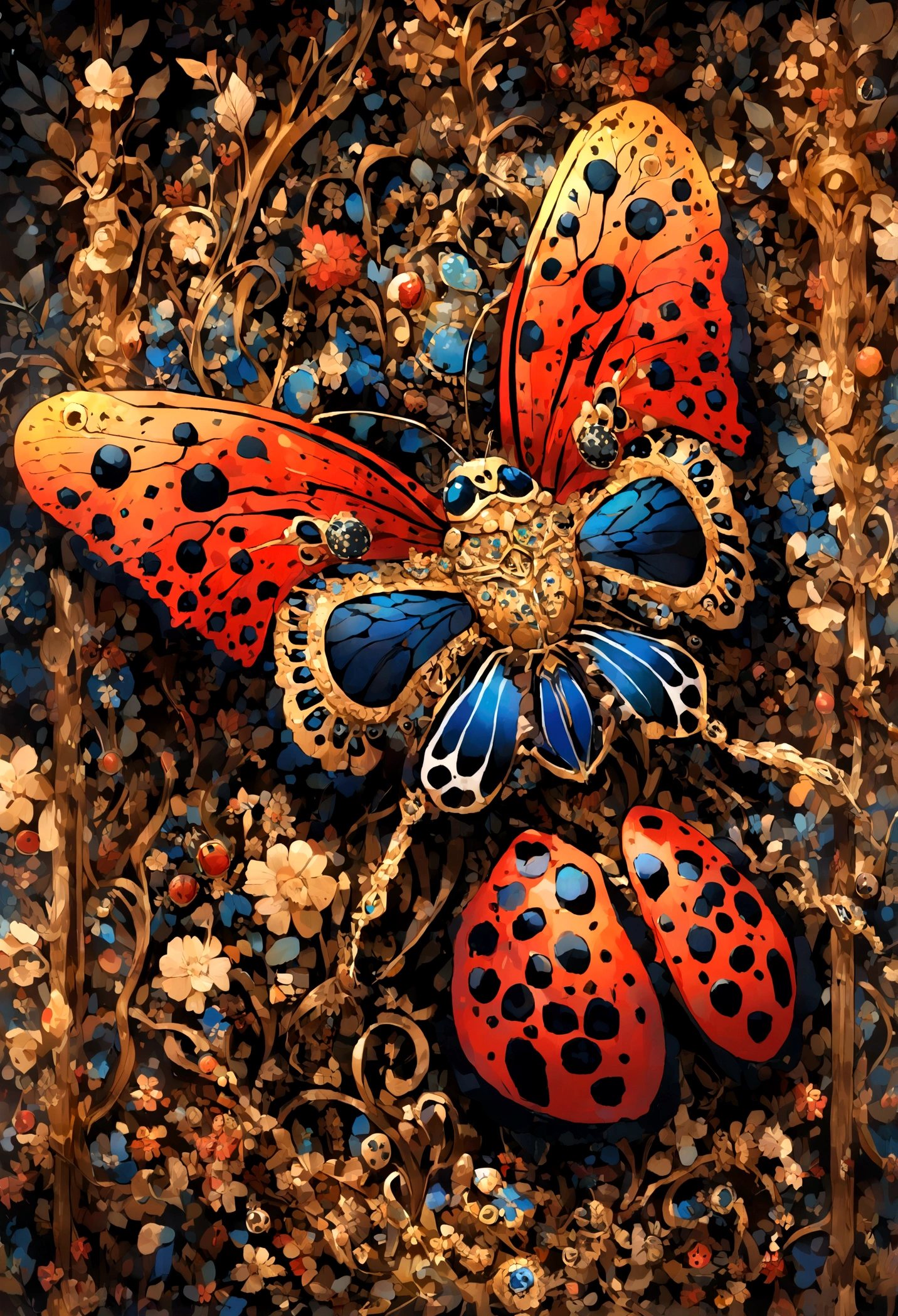 insect，Butterfly，ladybug