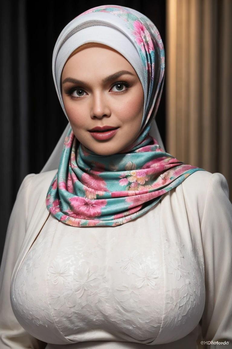 ((no HIJAB)), ((Gigantic tits:1.3)), (dynamic photograph of a 58 year old Indonesian woman), (naked), (straight non curly hair), (highly detailed face:1.4), , (background inside light, bright, private gym:1.1), (8k, uhd, dslr, high quality, cinematic lighting, bokeh), (dramatic, award winning photography, incredible masterpiece:1.3), (((sexy sultry stare at camera:0.8))), close up, ((she is ready to dominate you:0.5)), ((beautiful feminine face)), add_detail:1, ((Colourful floral pattern))