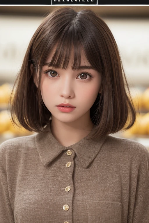 Tabletop, highest quality, One Girl, (Beautiful girl, Delicate girl:1.3), (16 years old:1.3), Very fine grain definition, (Symmetrical eyes:1.3), (Retro movie theater:1.3), (old clothes, Old Fashion:1.3), Small breasts, Brown eyes, Parted bangs, Brown Hair, Chiquita, (Eye and facial details:1.0), Get closer to the face, Zoom in on face, Face Focus