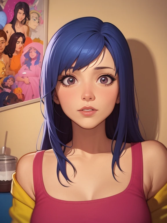 um close up de um desenho animado de um homem e uma mulher, arte de pintura digital dos desenhos animados, 🐎🍑, pintura digital de desenho animado, arte em quadrinhos ocidental, arte dos desenhos animados style, arte dos desenhos animadosstyle, por Jason Chan, por Ryan Yee, arte dos desenhos animados, western comic style, arte conceitual de desenho animado, cartoon style illustration, velho Oeste, fanart detalhada